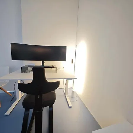 Modern With Balcony View & Workspace